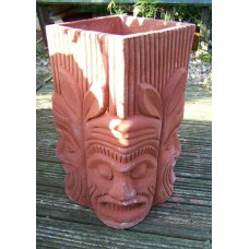 Aztec Head Pot